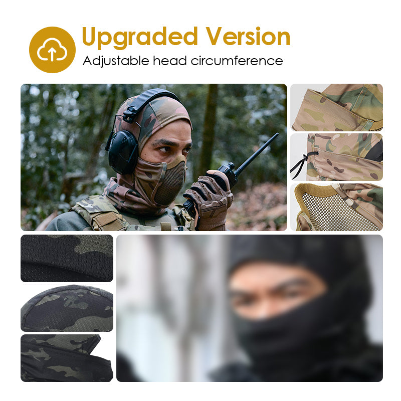 Balaclava Mesh Mask 丨Full Face Protection & Foldable